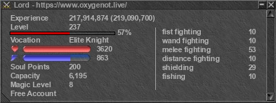 Signature for player Lord