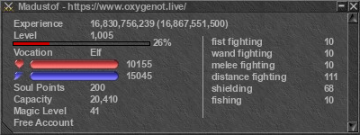 Signature for player Madustof