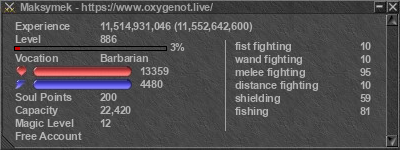 Signature for player Maksymek