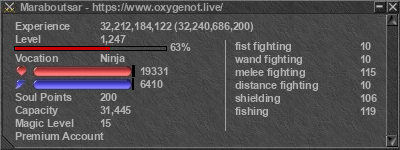 Signature for player Maraboutsar