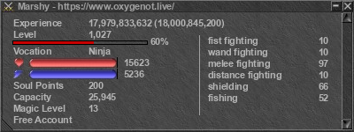 Signature for player Marshy