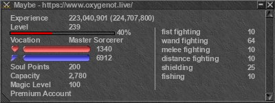 Signature for player Maybe