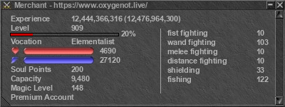 Signature for player Merchant