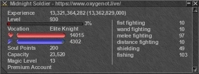 Signature for player Midnight Soldier