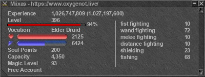 Signature for player Miixas