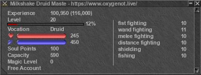 Signature for player Milkshake Druid Maste