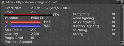 Signature for player Mirri