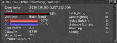 Signature for player Mr Druid