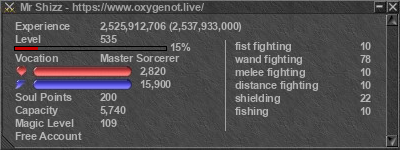 Signature for player Mr Shizz