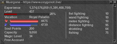 Signature for player Muergana