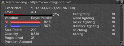 Signature for player Narrenkoenig