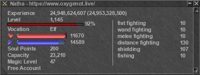 Signature for player Natha