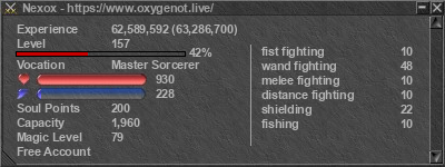 Signature for player Nexox