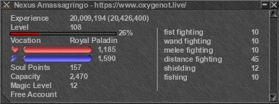 Signature for player Nexus Amassagringo