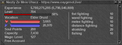 Signature for player Niezly Ze Mnie Uhacz