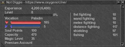 Signature for player Not Diggie