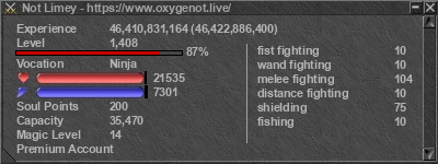 Signature for player Not Limey