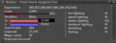 Signature for player Nubbee