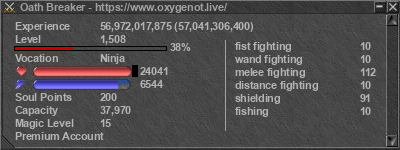 Signature for player Oath Breaker