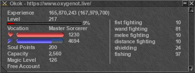 Signature for player Okok