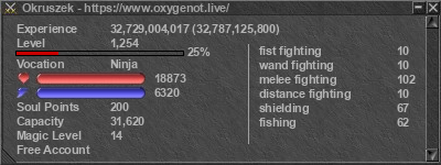 Signature for player Okruszek