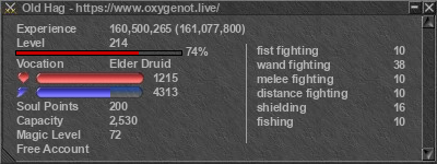 Signature for player Old Hag