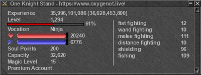 Signature for player One Knight Stand