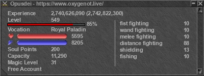 Signature for player Opusdei