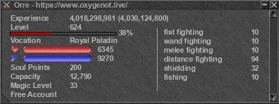 Signature for player Orre