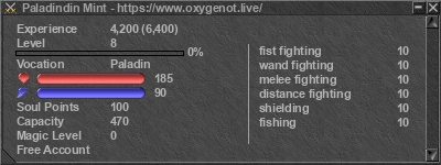 Signature for player Paladindin Mint