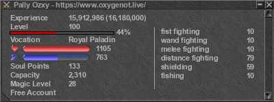 Signature for player Pally Ozxy