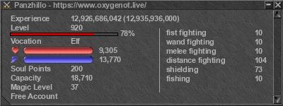 Signature for player Panzhillo