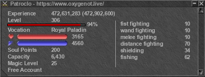 Signature for player Patroclo