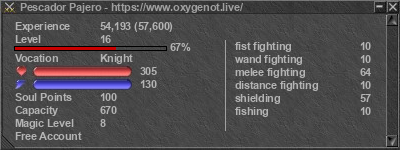 Signature for player Pescador Pajero