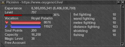 Signature for player Picininn