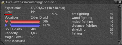 Signature for player Pixa