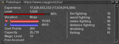 Signature for player Pokedupe