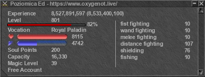 Signature for player Poziomica Ed