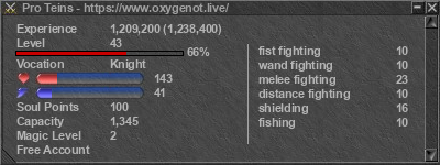 Signature for player Pro Teins