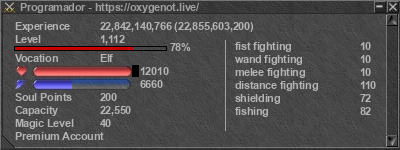 Signature for player Programador