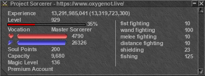 Signature for player Project Sorcerer