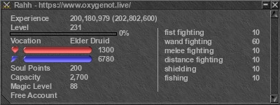 Signature for player Rahh