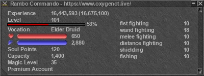 Signature for player Rambo Commando