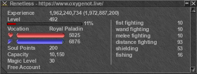 Signature for player Renetless