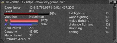 Signature for player Revontheus