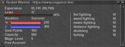 Signature for player Rocket Wanted