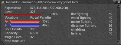 Signature for player Ronaldo Fenomeno