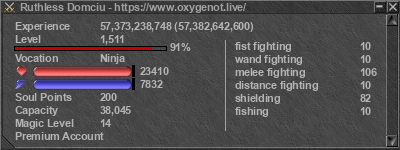 Signature for player Ruthless Domciu