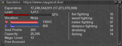 Signature for player Sacoleiro