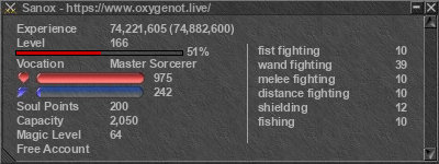 Signature for player Sanox